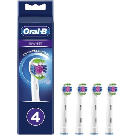 Насадка для электрической зубной щетки Oral-B 3D White с технологией Clean Maximiser, 4 шт. Oral B
Насадка для электрической зубной щетки Oral-B 3D White с технологией Clean Maximiser, 4 шт. Oral B
