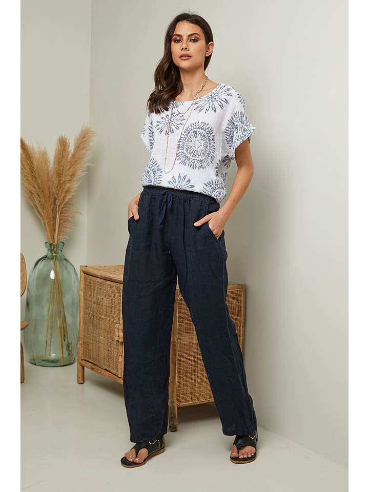 Тканевые брюки Fleur de Lin, темно-синий
Тканевые брюки Fleur de Lin, темно-синий