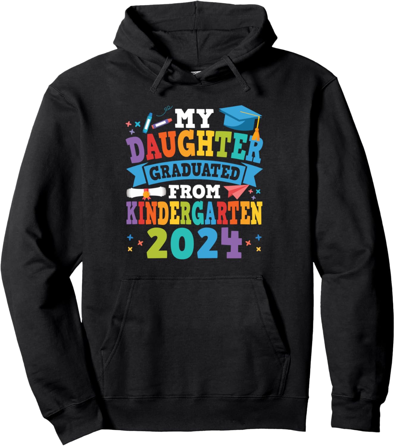 Толстовка с надписью «Диплом об окончании детского сада моей дочери» Humor Kindergarten Graduated & Kindergarten Degree, черный
Толстовка с надписью «Диплом об окончании детского сада моей дочери» Humor Kindergarten Graduated & Kindergarten Degree, черный