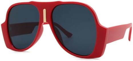 Уникальные квадратные солнцезащитные очки 2027 года для мужчин и женщин, винтажные, большие солнцезащитные очки с защитой от УФ-излучения UV400, увеличенного размера, женские MTZJH, Red
Уникальные квадратные солнцезащитные очки 2027 года для мужчин и женщин, винтажные, большие солнцезащитные очки с защитой от УФ-излучения UV400, увеличенного размера, женские MTZJH, Red