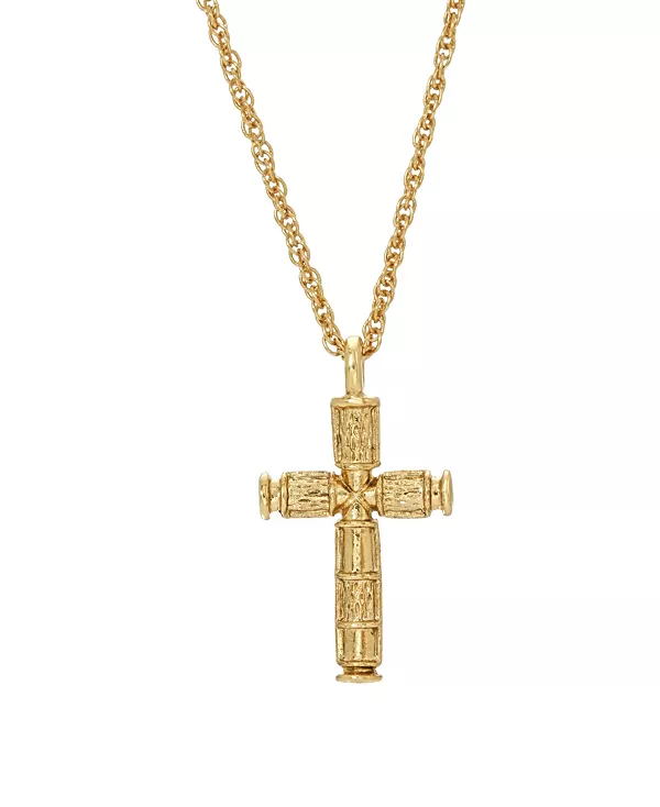 Ожерелье с крестом, покрытое 14-каратным золотом Symbols Of Faith, yellow
Ожерелье с крестом, покрытое 14-каратным золотом Symbols Of Faith, yellow