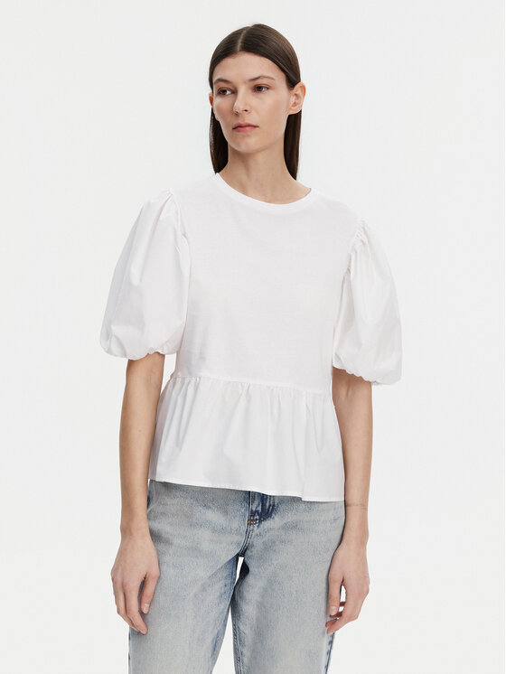 Блузка свободного кроя WA5389 J6308 Liu Jo, белый
Блузка свободного кроя WA5389 J6308 Liu Jo, белый