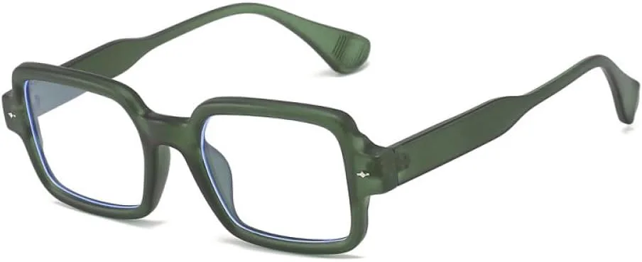 Модные двухцветные солнцезащитные очки для женщин в винтажном стиле с заклепками, защита от УФ-излучения UV400, прозрачная оправа для мужчин MTZJH, Matte Green Clear
Модные двухцветные солнцезащитные очки для женщин в винтажном стиле с заклепками, защита от УФ-излучения UV400, прозрачная оправа для мужчин MTZJH, Matte Green Clear