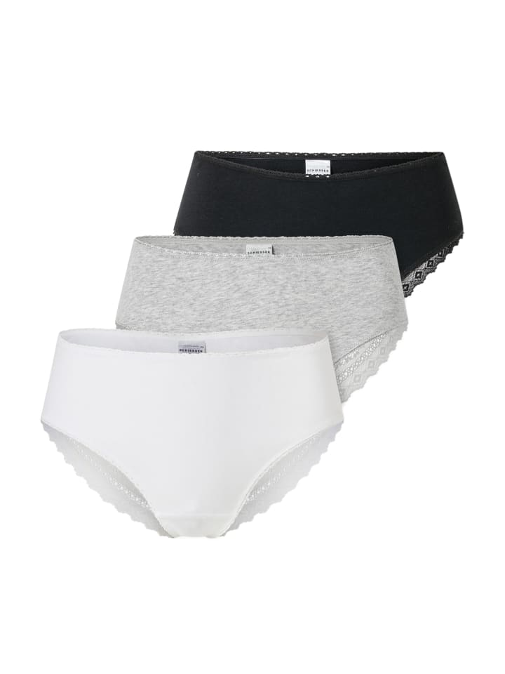 Трусы Schiesser, цвет schwarz/grau/weiß
Трусы Schiesser, цвет schwarz/grau/weiß