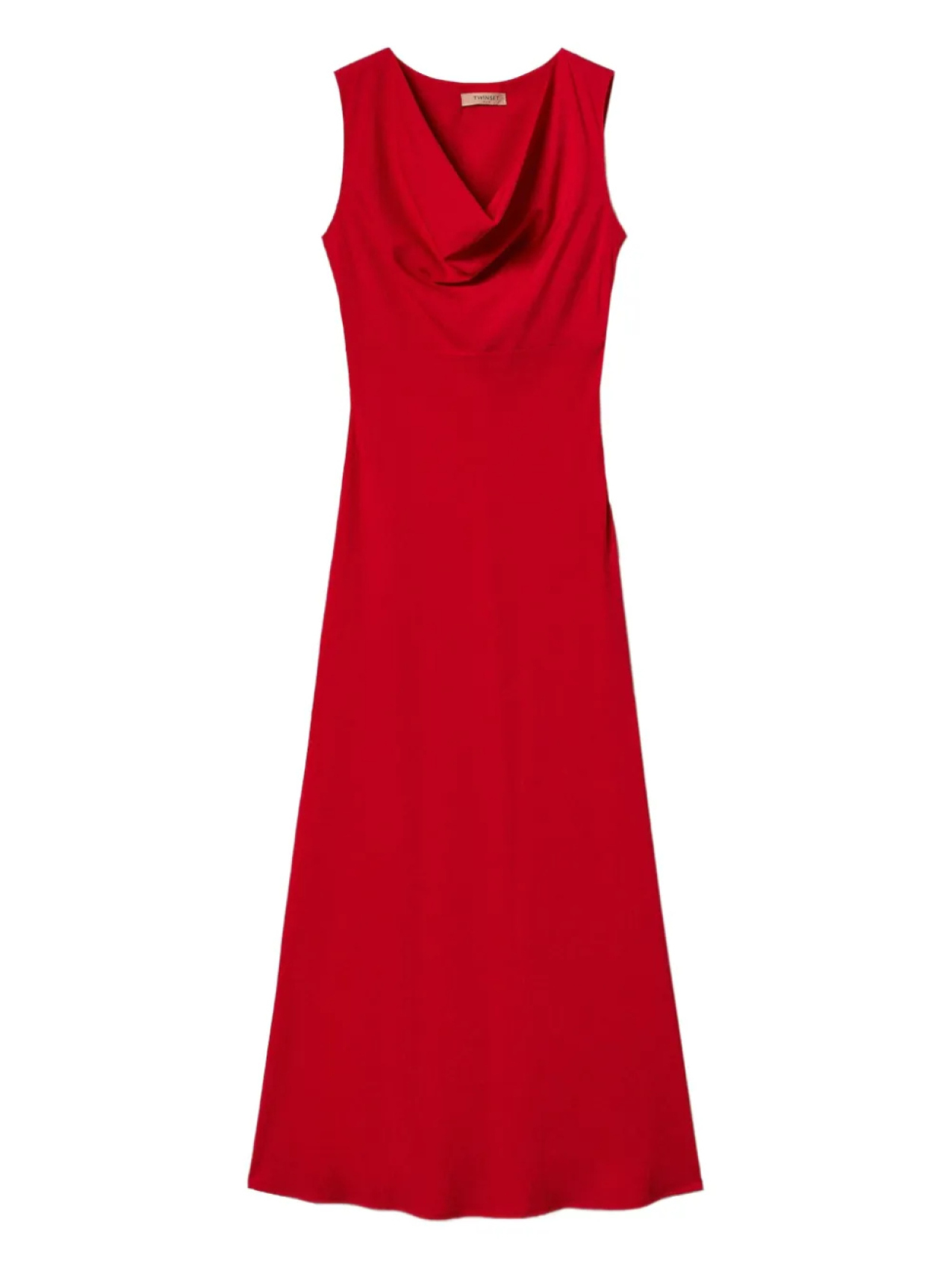 Платье с воротником-хомутиком TWINSET, красный
Платье с воротником-хомутиком TWINSET, красный
