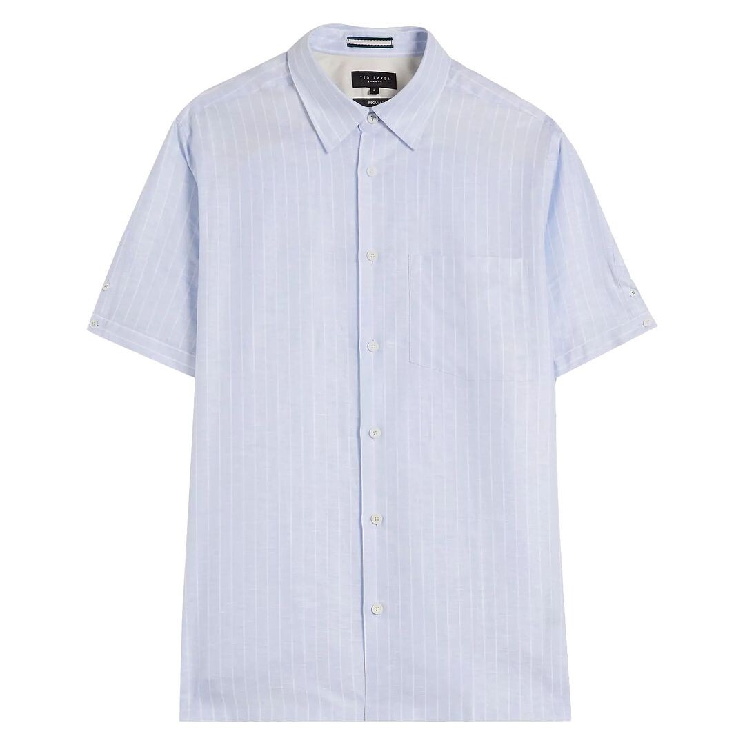 Рубашка lytham's из смесового льна Ted Baker, голубой
Рубашка lytham's из смесового льна Ted Baker, голубой