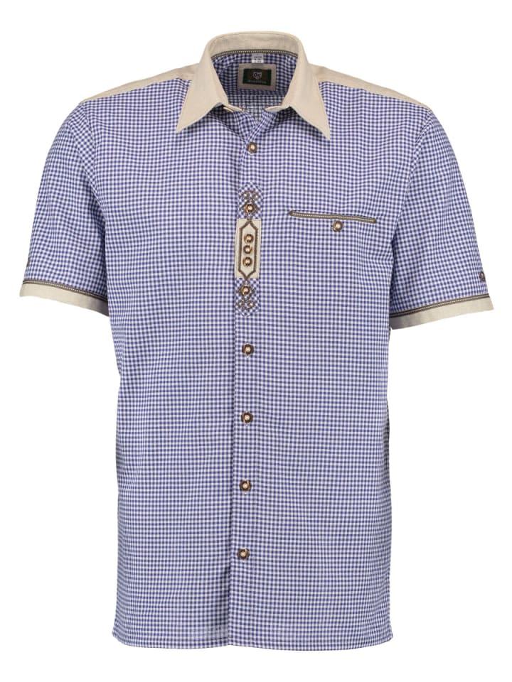 Традиционная рубашка Bakely василькового цвета OS-Trachten
Традиционная рубашка Bakely василькового цвета OS-Trachten