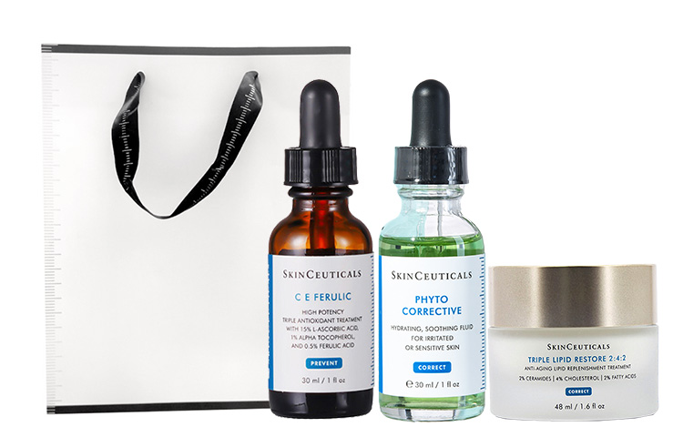 Набор XIULIKE CE сыворотки + цветокорректирующие сыворотки + 242 крем для лица, комбо-набор, с подарочной сумкой SKINCEUTICALS
Набор XIULIKE CE сыворотки + цветокорректирующие сыворотки + 242 крем для лица, комбо-набор, с подарочной сумкой SKINCEUTICALS