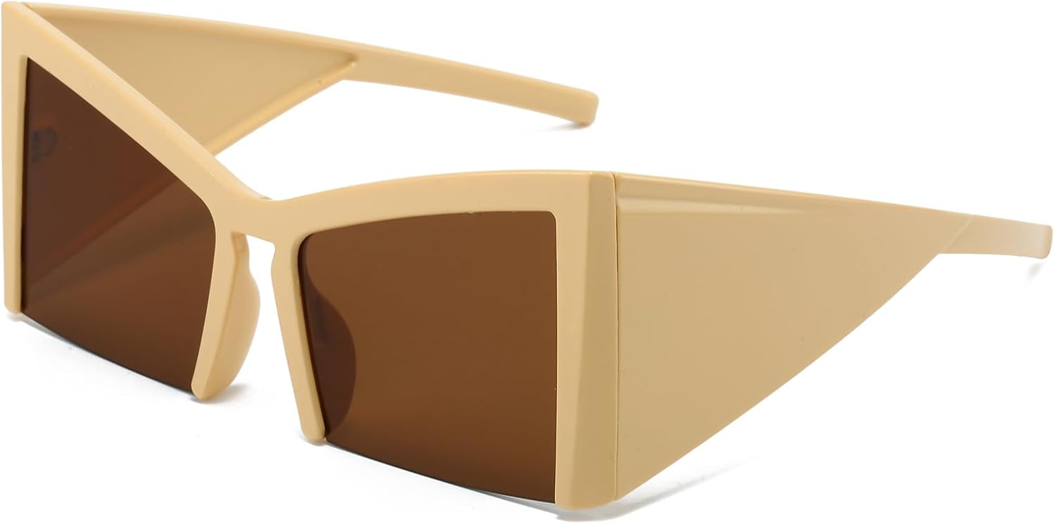 Модные солнцезащитные очки YAMEIZE увеличенного размера «кошачий глаз» — стильные квадратные солнцезащитные очки с защитой UV400 для женщин и мужчин, для активного отдыха и вождения на открытом воздухе, Beige Brown
Модные солнцезащитные очки YAMEIZE увеличенного размера «кошачий глаз» — стильные квадратные солнцезащитные очки с защитой UV400 для женщин и мужчин, для активного отдыха и вождения на открытом воздухе, Beige Brown