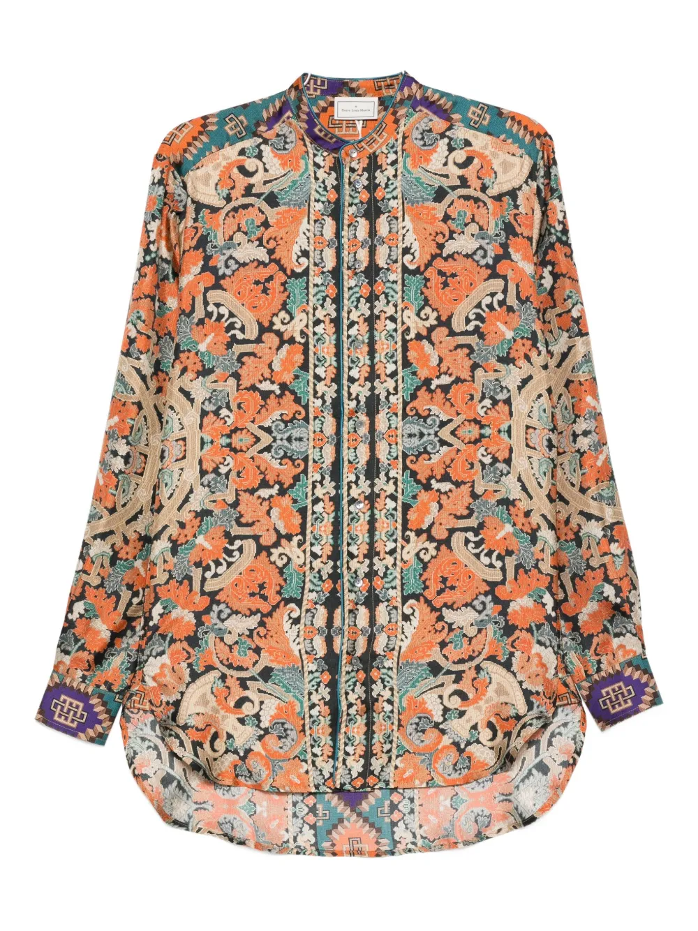 Рубашка с воротником-стойкой «Алоэ» Pierre-Louis Mascia, оранжевый
Рубашка с воротником-стойкой «Алоэ» Pierre-Louis Mascia, оранжевый