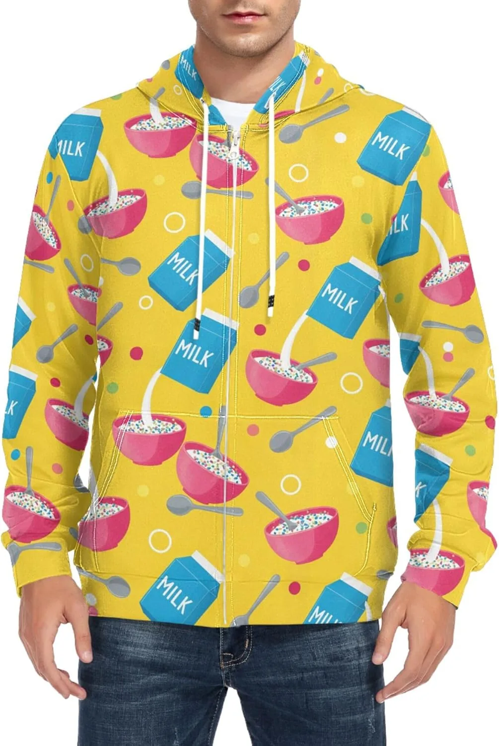 Мужская толстовка с молнией и принтом Milk Cereal CUPADA
Мужская толстовка с молнией и принтом Milk Cereal CUPADA