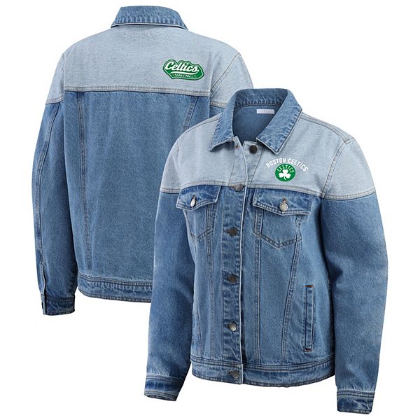 Женская синяя джинсовая куртка boston celtics на пуговицах Wear By Erin Andrews
Женская синяя джинсовая куртка boston celtics на пуговицах Wear By Erin Andrews