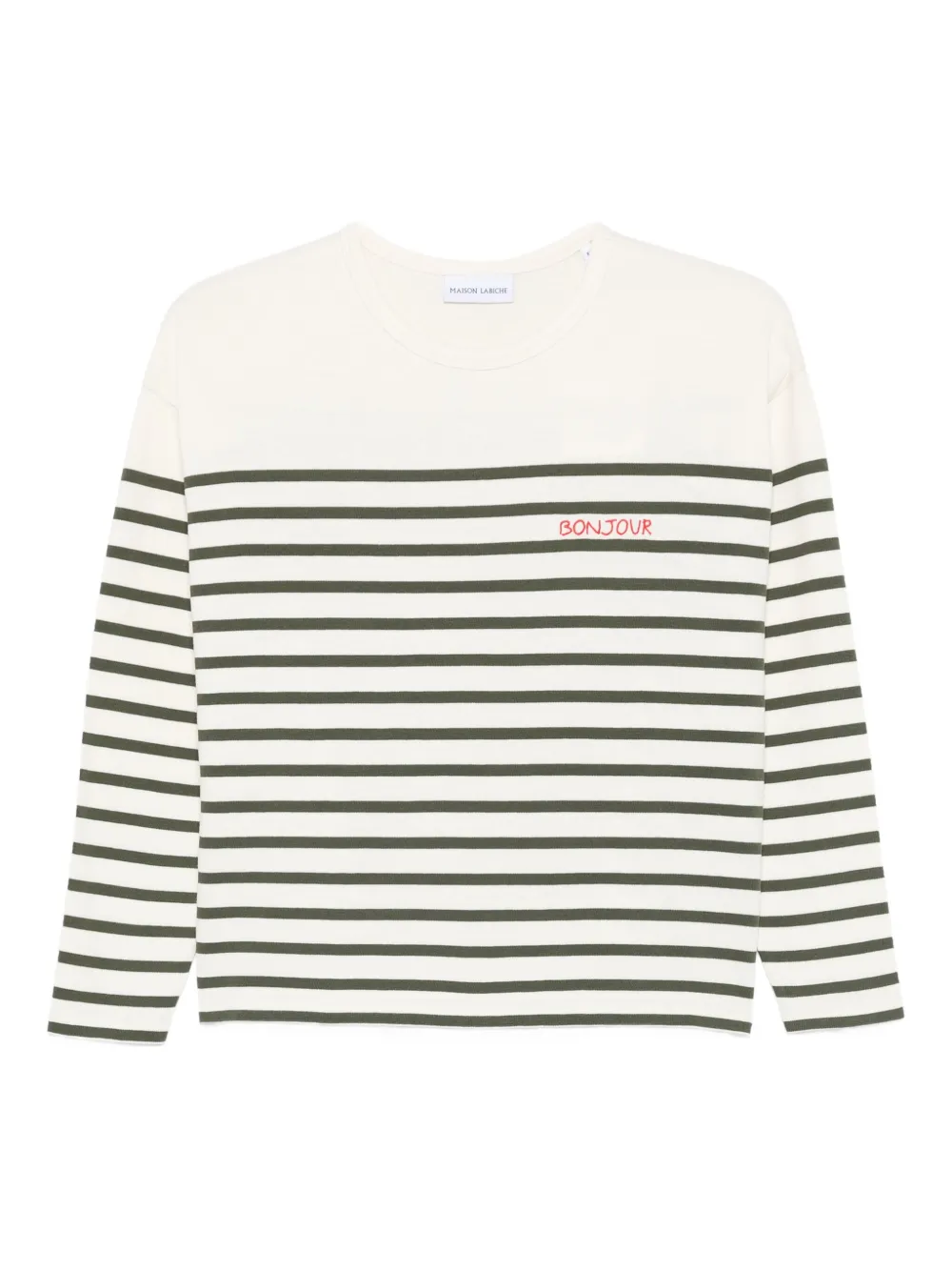 Джемпер Montpar striped long-sleeve T-shirt Maison Labiche, нейтральный
Джемпер Montpar striped long-sleeve T-shirt Maison Labiche, нейтральный