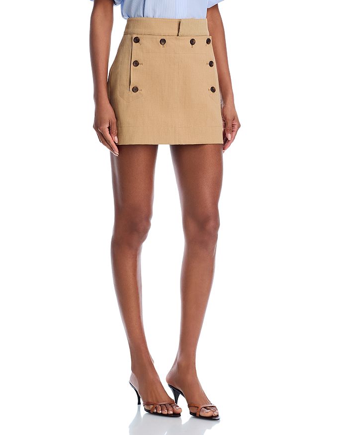 Юбка Elli с пуговицами спереди A.L.C., коричневый/бежевый
Юбка Elli с пуговицами спереди A.L.C., коричневый/бежевый