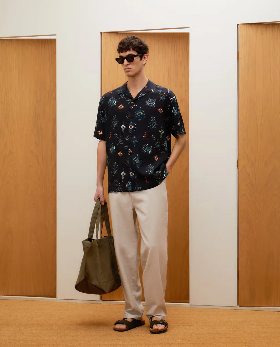 Мужская рубашка с коротким рукавом Green Coast, черный
Мужская рубашка с коротким рукавом Green Coast, черный