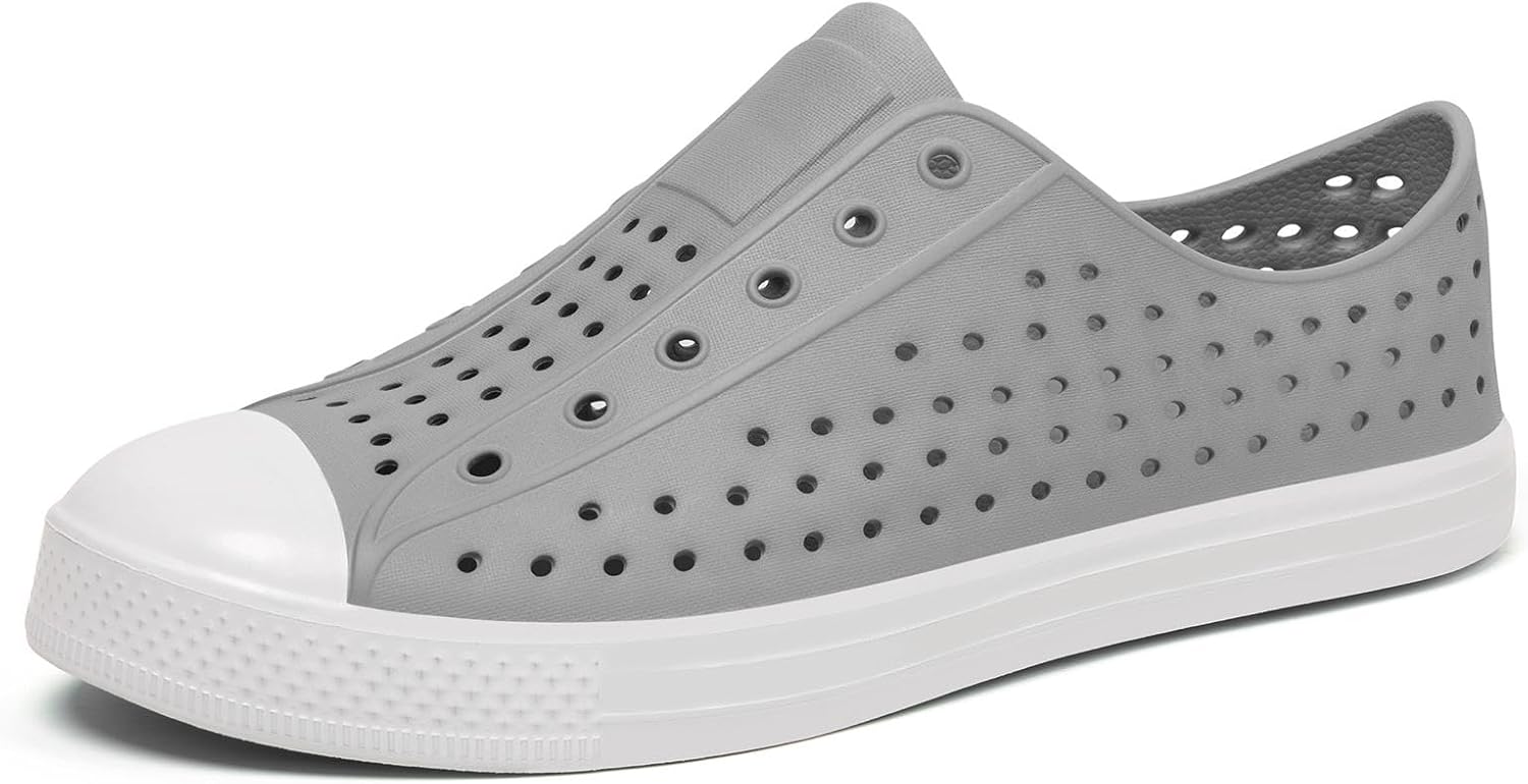 Мужские садовые туфли SAGUARO для женщин, дышащие садовые сабо на липучке, быстро сохнущие, противоскользящие водные туфли, пляжные сандалии Aero XVII, серый/белый
Мужские садовые туфли SAGUARO для женщин, дышащие садовые сабо на липучке, быстро сохнущие, противоскользящие водные туфли, пляжные сандалии Aero XVII, серый/белый