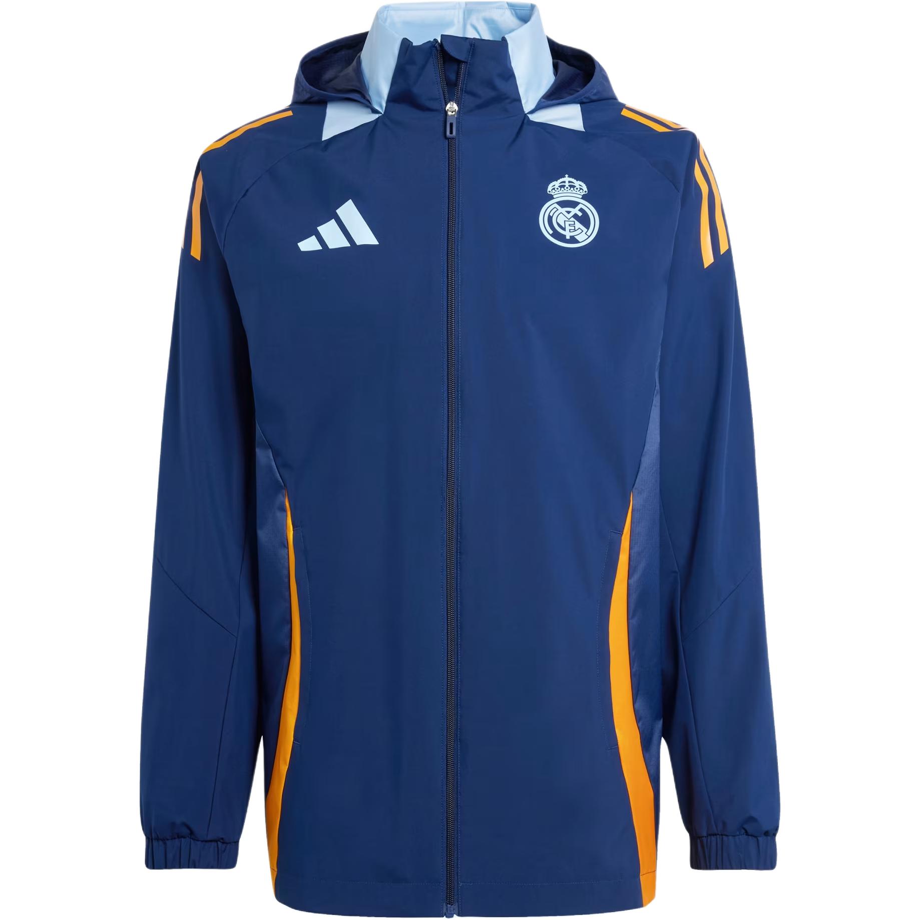 Куртка Реал Мадрид мужская Adidas, синий/оранжевый
Куртка Реал Мадрид мужская Adidas, синий/оранжевый