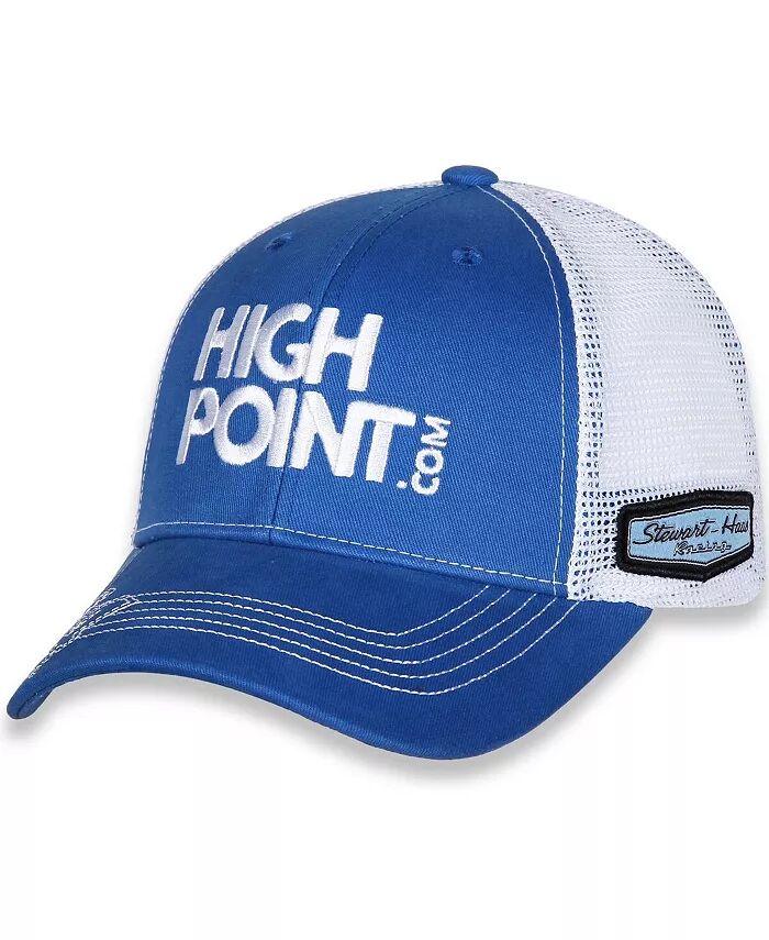 Мужская королевская и белая шапка Chase Briscoe Highpoint.com Adjustable Hat Stewart-Haas Racing Team Collection
Мужская королевская и белая шапка Chase Briscoe Highpoint.com Adjustable Hat Stewart-Haas Racing Team Collection