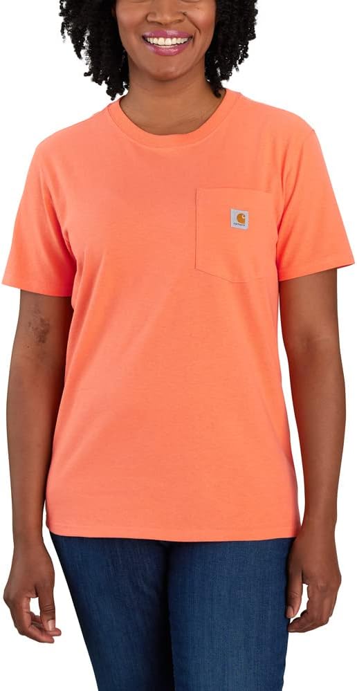 Carhartt женская футболка с карманом, свободный крой, плотная ткань, короткий рукав, Electric Coral, Розовый, Carhartt женская футболка с карманом, свободный крой, плотная ткань, короткий рукав, Electric Coral
Carhartt женская футболка с карманом, свободный крой, плотная ткань, короткий рукав, Electric Coral, Розовый, Carhartt женская футболка с карманом, свободный крой, плотная ткань, короткий рукав, Electric Coral