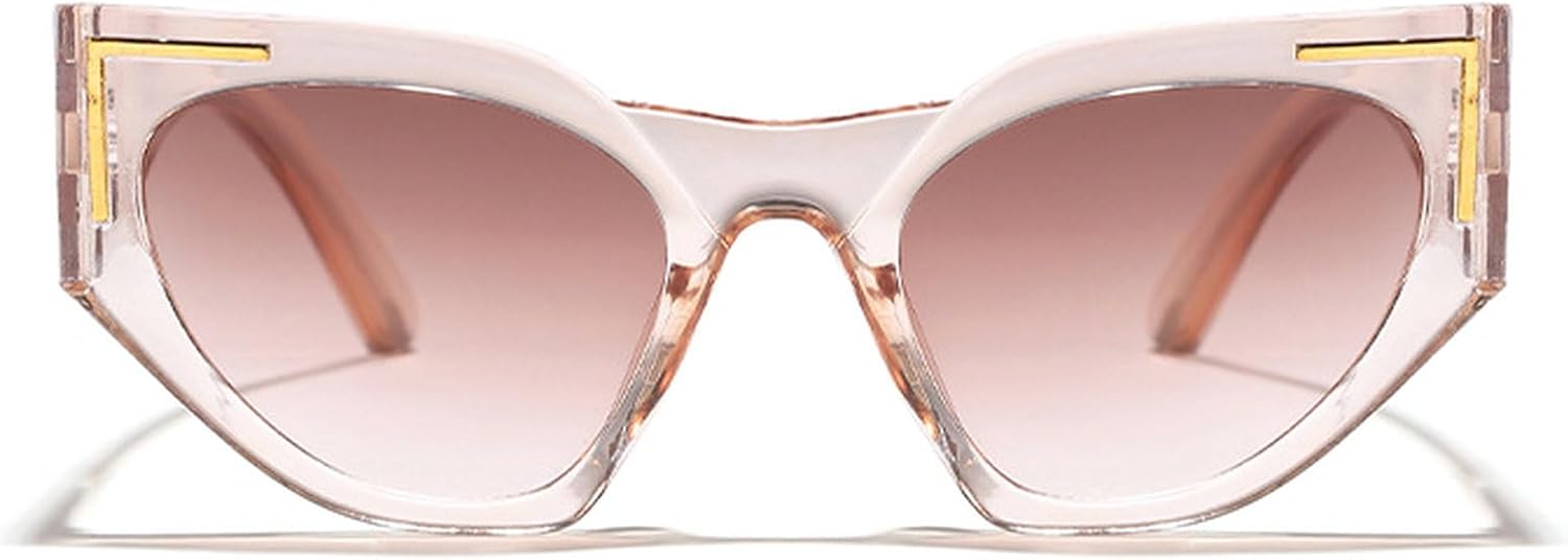 Винтажные солнцезащитные очки «кошачий глаз» для женщин, модные очки с нерегулярным градиентом, роскошные женские солнцезащитные очки с леопардовым принтом mincl, Brown Pink
Винтажные солнцезащитные очки «кошачий глаз» для женщин, модные очки с нерегулярным градиентом, роскошные женские солнцезащитные очки с леопардовым принтом mincl, Brown Pink