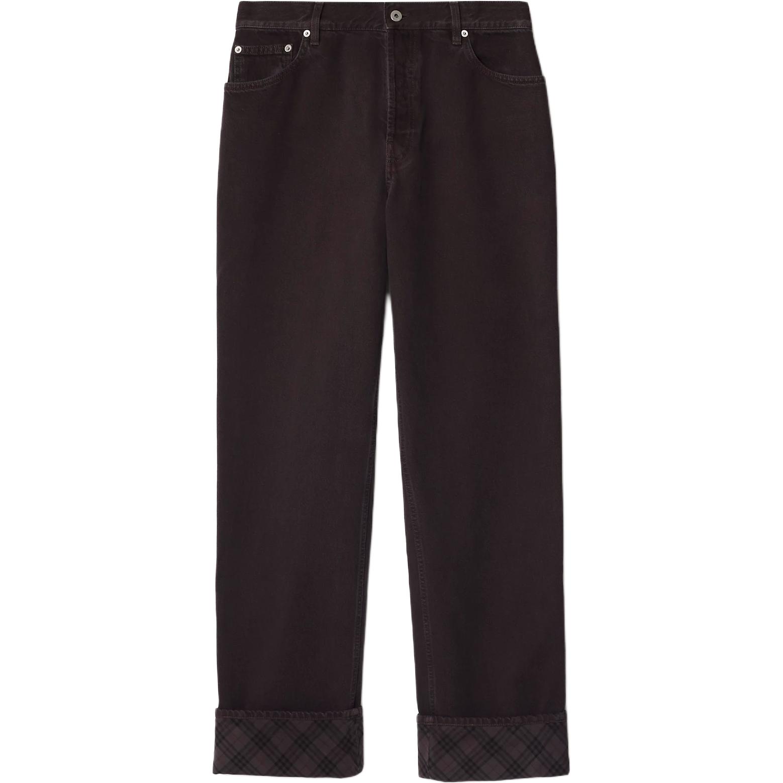 Burberry Checkered trim Straight leg Jeans
Burberry Checkered trim Straight leg Jeans