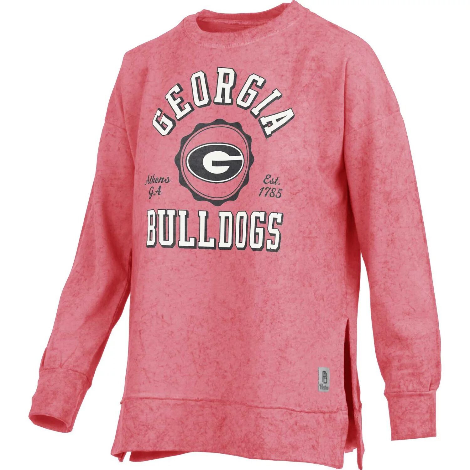 Женский пуловер для прессы Red Georgia Bulldogs, свитшот с выстиранным солнцем епископом
Женский пуловер для прессы Red Georgia Bulldogs, свитшот с выстиранным солнцем епископом