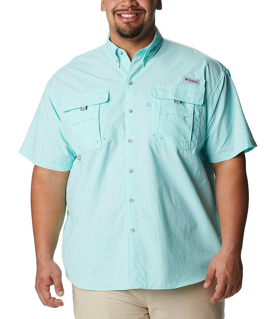 Однотонная тканая рубашка Columbia PFG Big & Tall Bahama II с короткими рукавами, синий
Однотонная тканая рубашка Columbia PFG Big & Tall Bahama II с короткими рукавами, синий