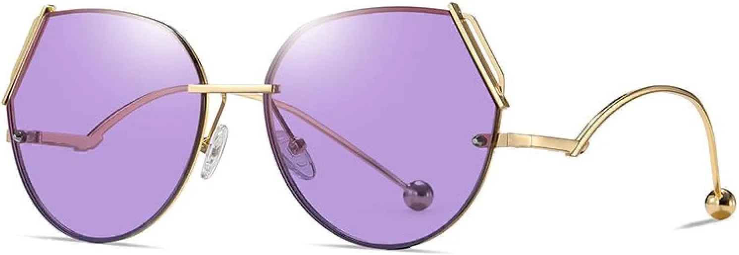 Женские солнцезащитные очки с нейлоновыми линзами, защитой от УФ-излучения UV400, металлической оправой, для кемпинга и вечеринок TVTBBVV, Bright Gold Purple
Женские солнцезащитные очки с нейлоновыми линзами, защитой от УФ-излучения UV400, металлической оправой, для кемпинга и вечеринок TVTBBVV, Bright Gold Purple