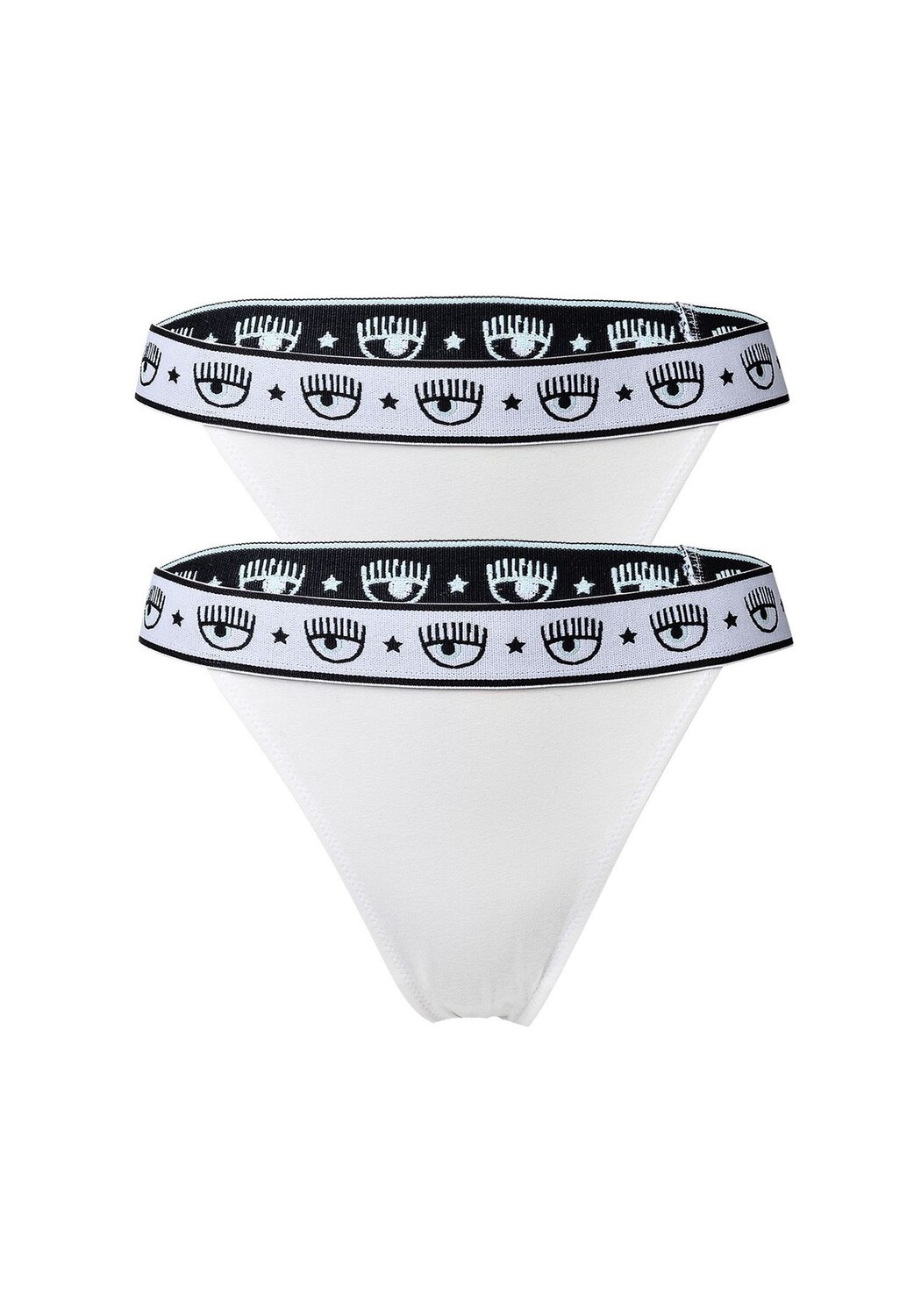 Комплект женских стрингов, 2 шт.: трусы, хлопок стрейч, пояс с логотипом, однотонные CHIARA FERRAGNI
Комплект женских стрингов, 2 шт.: трусы, хлопок стрейч, пояс с логотипом, однотонные CHIARA FERRAGNI