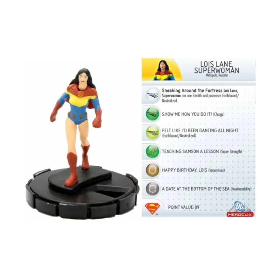 Лоис Лейн - Суперженщина № 009 (C), DC HeroClix - Superman - Singles
Лоис Лейн - Суперженщина № 009 (C), DC HeroClix - Superman - Singles