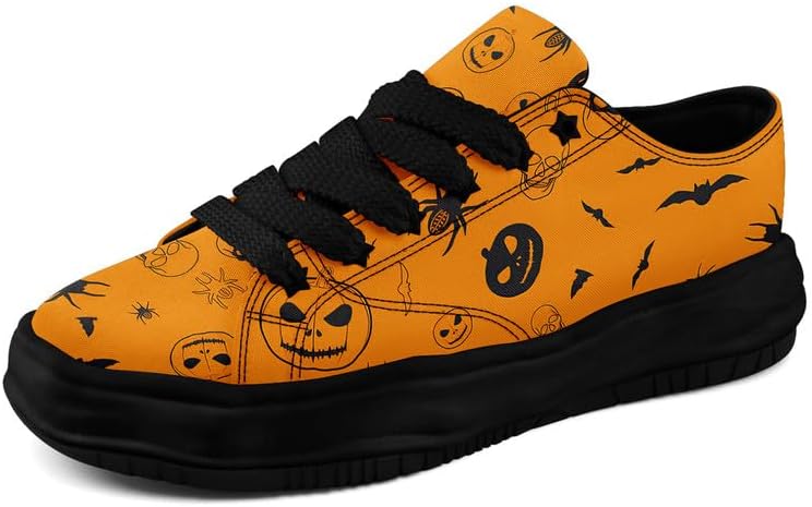 Кроссовки Halloween с тыквой и привидением AWSOLE, модные, унисекс, черный/оранжевый
Кроссовки Halloween с тыквой и привидением AWSOLE, модные, унисекс, черный/оранжевый