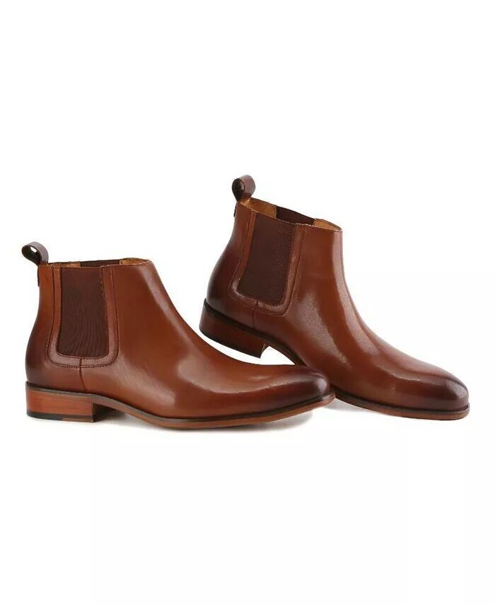 Мужские классические ботинки Chelsea Gore ручной работы из натуральной кожи без застежки Gino Vitale, коричневый
Мужские классические ботинки Chelsea Gore ручной работы из натуральной кожи без застежки Gino Vitale, коричневый