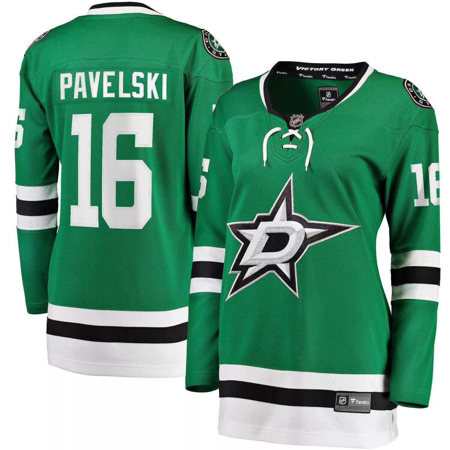 Женская футболка Fanatics с логотипом Joe Pavelski Kelly Green для игроков Даллас Старз Fanatics
Женская футболка Fanatics с логотипом Joe Pavelski Kelly Green для игроков Даллас Старз Fanatics
