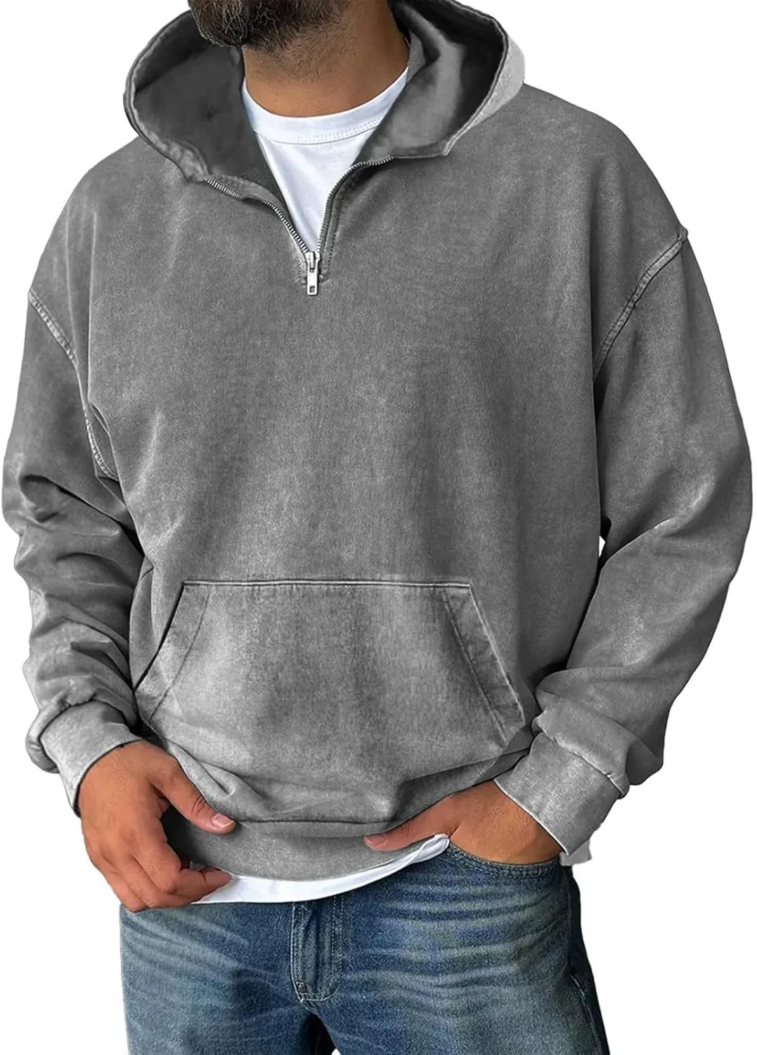 Мужская джимовая рубашка с длинным рукавом и карманом
Мужская джимовая рубашка с длинным рукавом и карманом