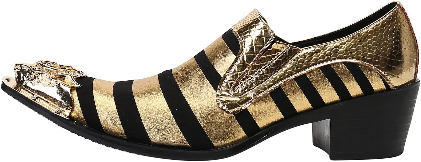 Мужские лоферы Santimon с металлическим носком, с отделкой под льва, двухцветные, кожаные, стильные, для вечеринок, бальных танцев, свадеб, кожаная обувь, золотой
Мужские лоферы Santimon с металлическим носком, с отделкой под льва, двухцветные, кожаные, стильные, для вечеринок, бальных танцев, свадеб, кожаная обувь, золотой