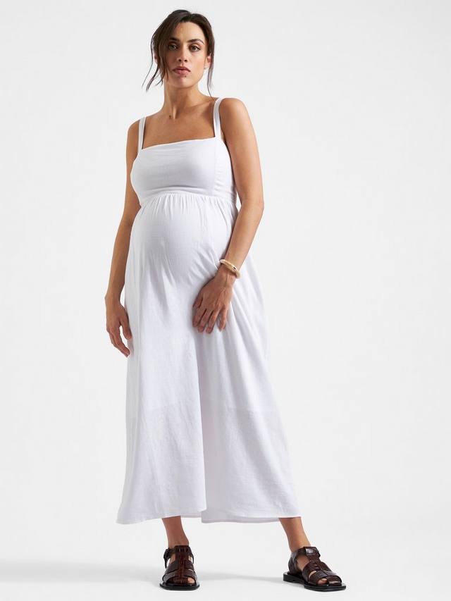 Льняное богатое платье для беременных simone tie Ripe, белый
Льняное богатое платье для беременных simone tie Ripe, белый