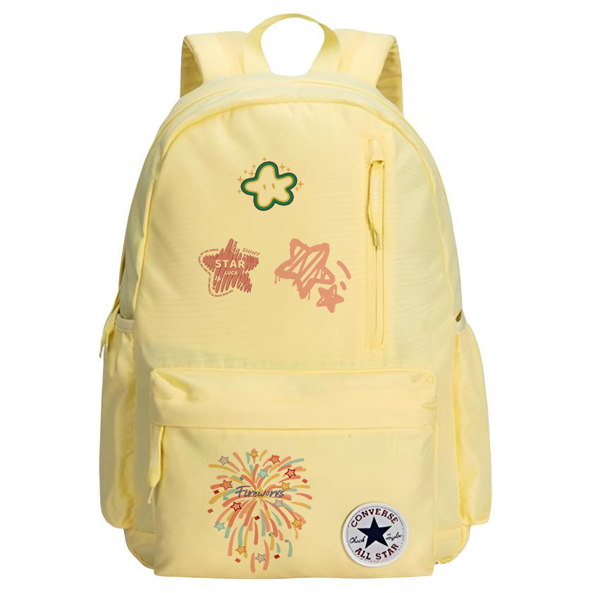 Converse Полиэстеровый рюкзак среднего размера унисекс с термопереносом цвета гусиное яйцо, Stars
Converse Полиэстеровый рюкзак среднего размера унисекс с термопереносом цвета гусиное яйцо, Stars
