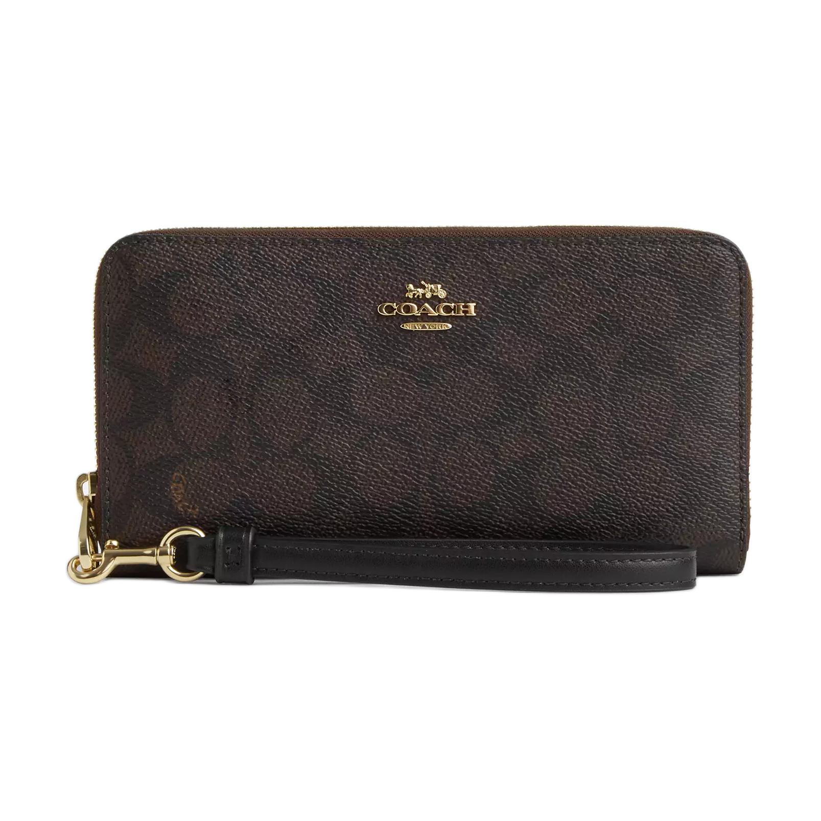 Кошелек из лакированного полотна Trumpets для женщин, ореховое дерево COACH
Кошелек из лакированного полотна Trumpets для женщин, ореховое дерево COACH