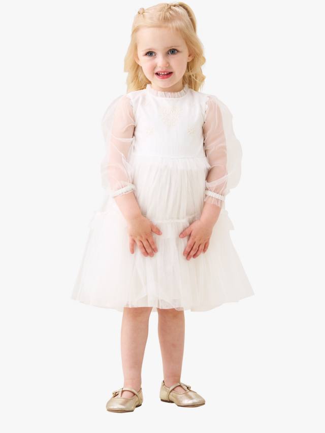 Детское платье в стиле бохо с сетчатыми вставками и вышивкой Angel & Rocket, Ivory
Детское платье в стиле бохо с сетчатыми вставками и вышивкой Angel & Rocket, Ivory