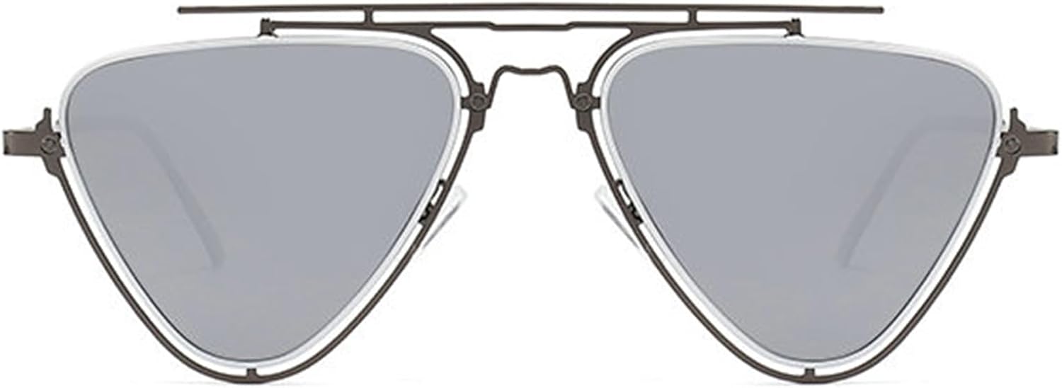 Солнцезащитные очки Willochra Retro с двойной перемычкой, в форме «кошачий глаз», в металлической оправе, мужские, модные, треугольные, панк, женские, для активного отдыха, Silver
Солнцезащитные очки Willochra Retro с двойной перемычкой, в форме «кошачий глаз», в металлической оправе, мужские, модные, треугольные, панк, женские, для активного отдыха, Silver