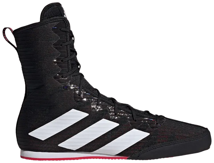 Кроссовки adidas Box Hog 4 'Black White Pure Ruby', черный
Кроссовки adidas Box Hog 4 'Black White Pure Ruby', черный