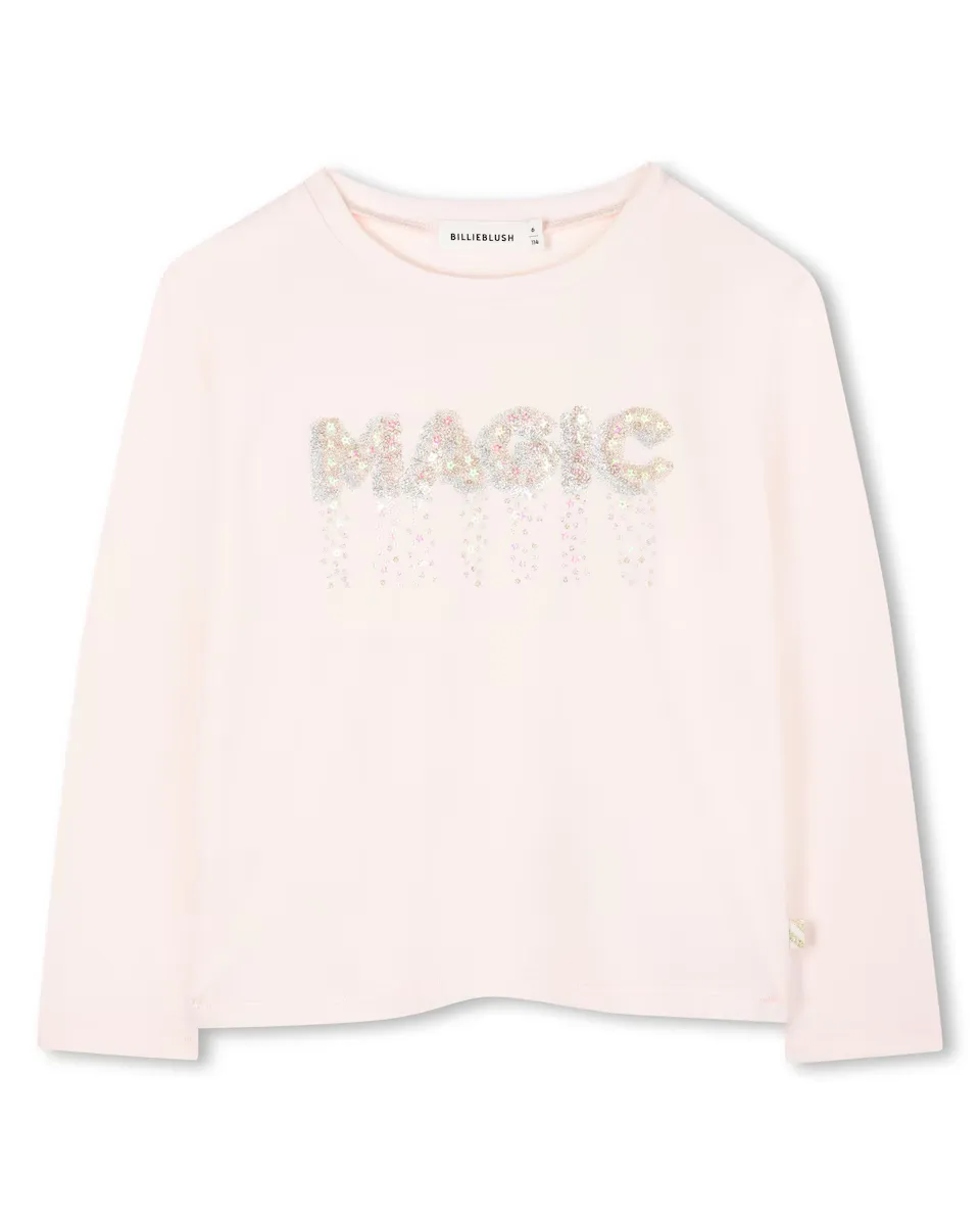 Детская футболка розового цвета из хлопка Billieblush, цвет Rosa claro
Детская футболка розового цвета из хлопка Billieblush, цвет Rosa claro