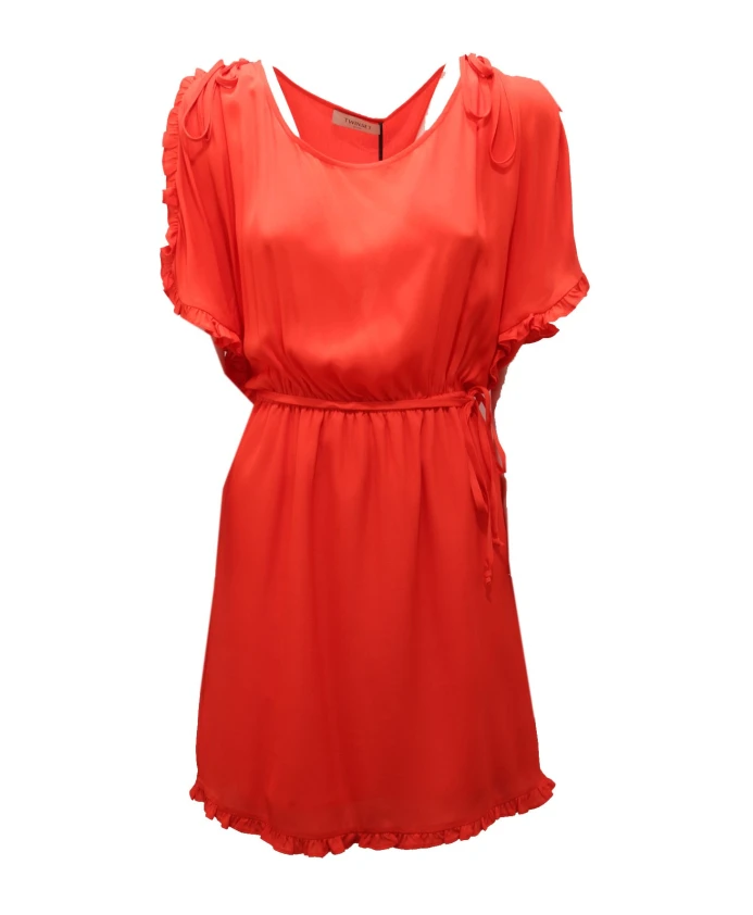 Оранжевое вуалевое платье с подкладкой Twinset, оранжевый
Оранжевое вуалевое платье с подкладкой Twinset, оранжевый