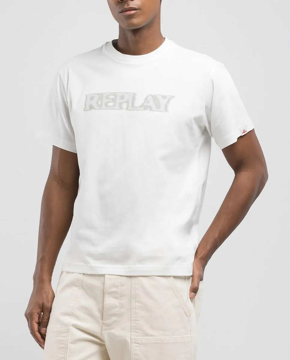 Мужская футболка с коротким рукавом и круглым вырезом Replay, белый
Мужская футболка с коротким рукавом и круглым вырезом Replay, белый