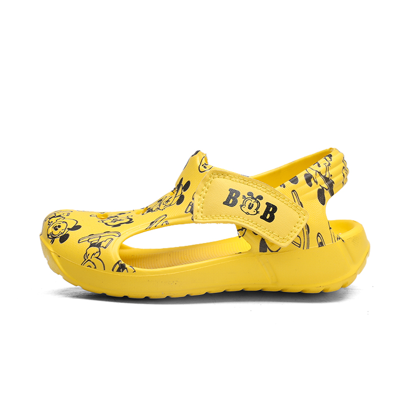 Детские сандалии с противоскользящей амортизацией, устойчивые к истиранию, дышащие BOBDOG, желтый 
Детские сандалии с противоскользящей амортизацией, устойчивые к истиранию, дышащие BOBDOG, желтый