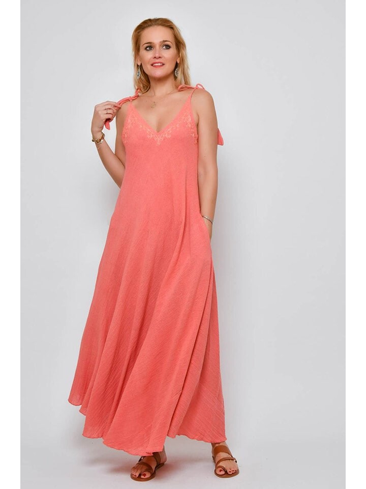 Длинное платье HHG, коралловый
Длинное платье HHG, коралловый