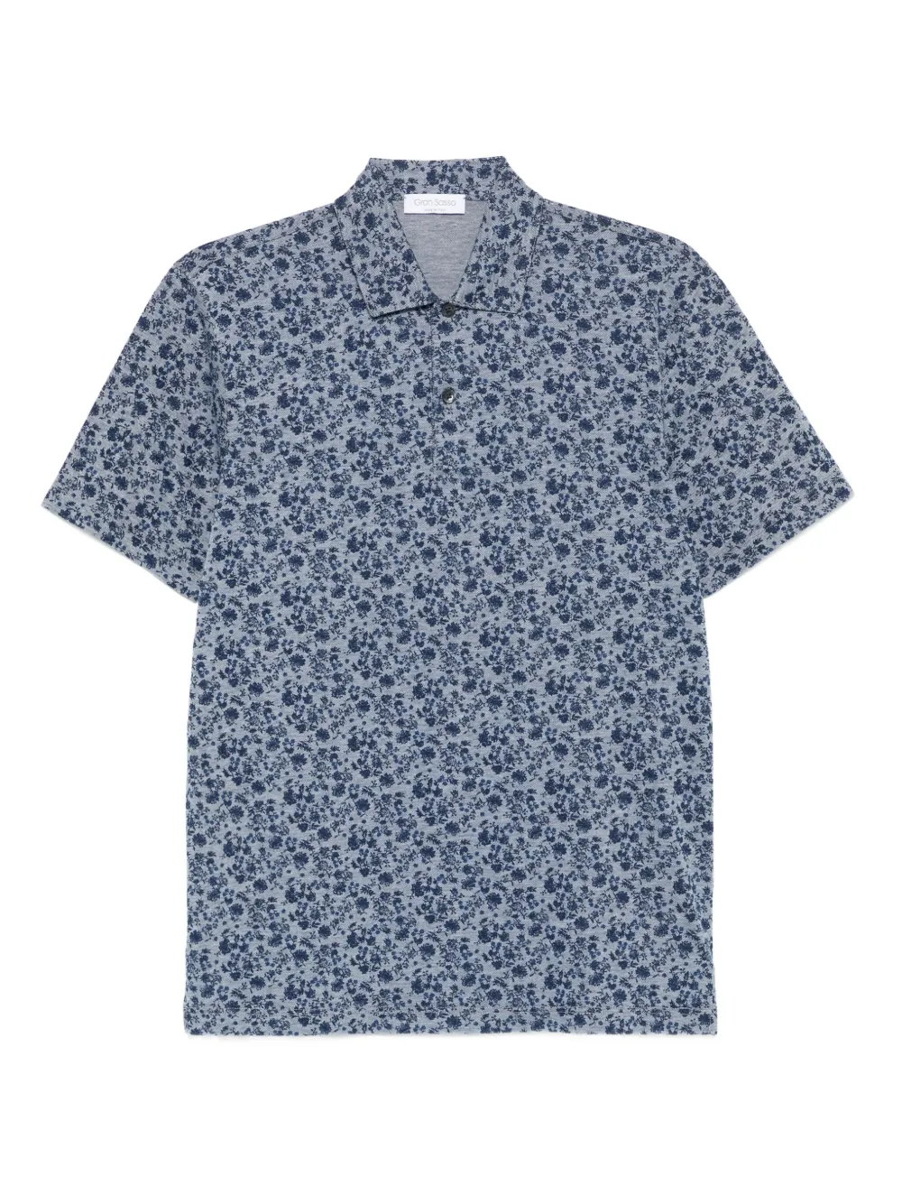 Рубашка поло с цветочным принтом Gran Sasso, синий
Рубашка поло с цветочным принтом Gran Sasso, синий