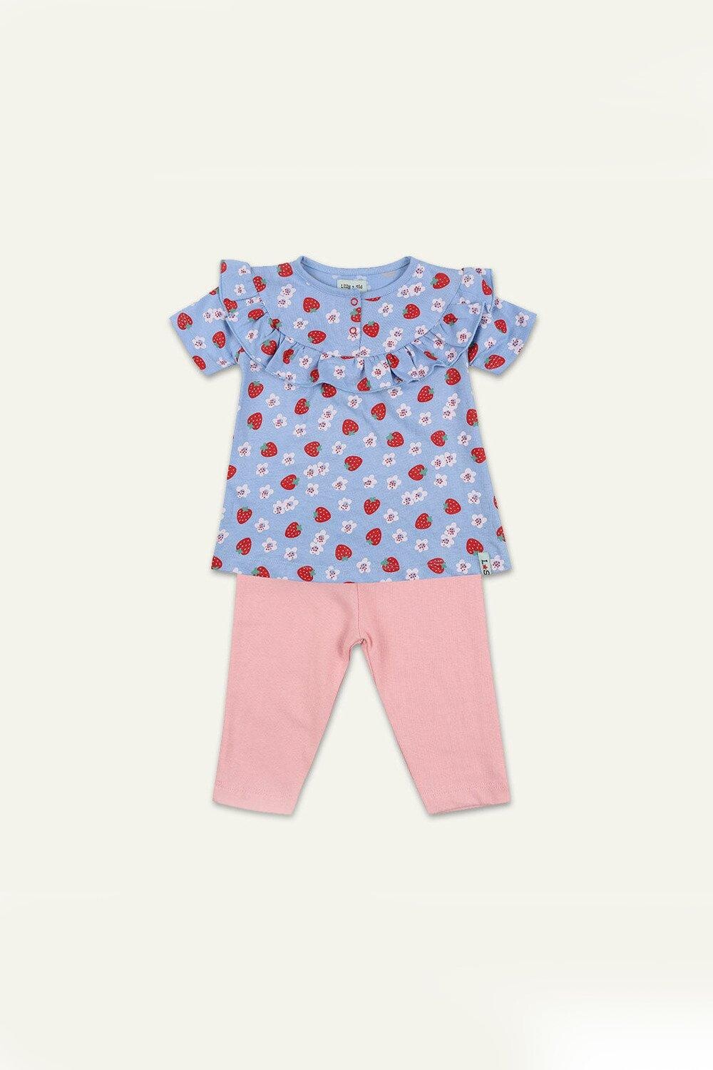 Комплект леггинсов с оборками - клубничная полоска Lilly + Sid, мультиколор
Комплект леггинсов с оборками - клубничная полоска Lilly + Sid, мультиколор