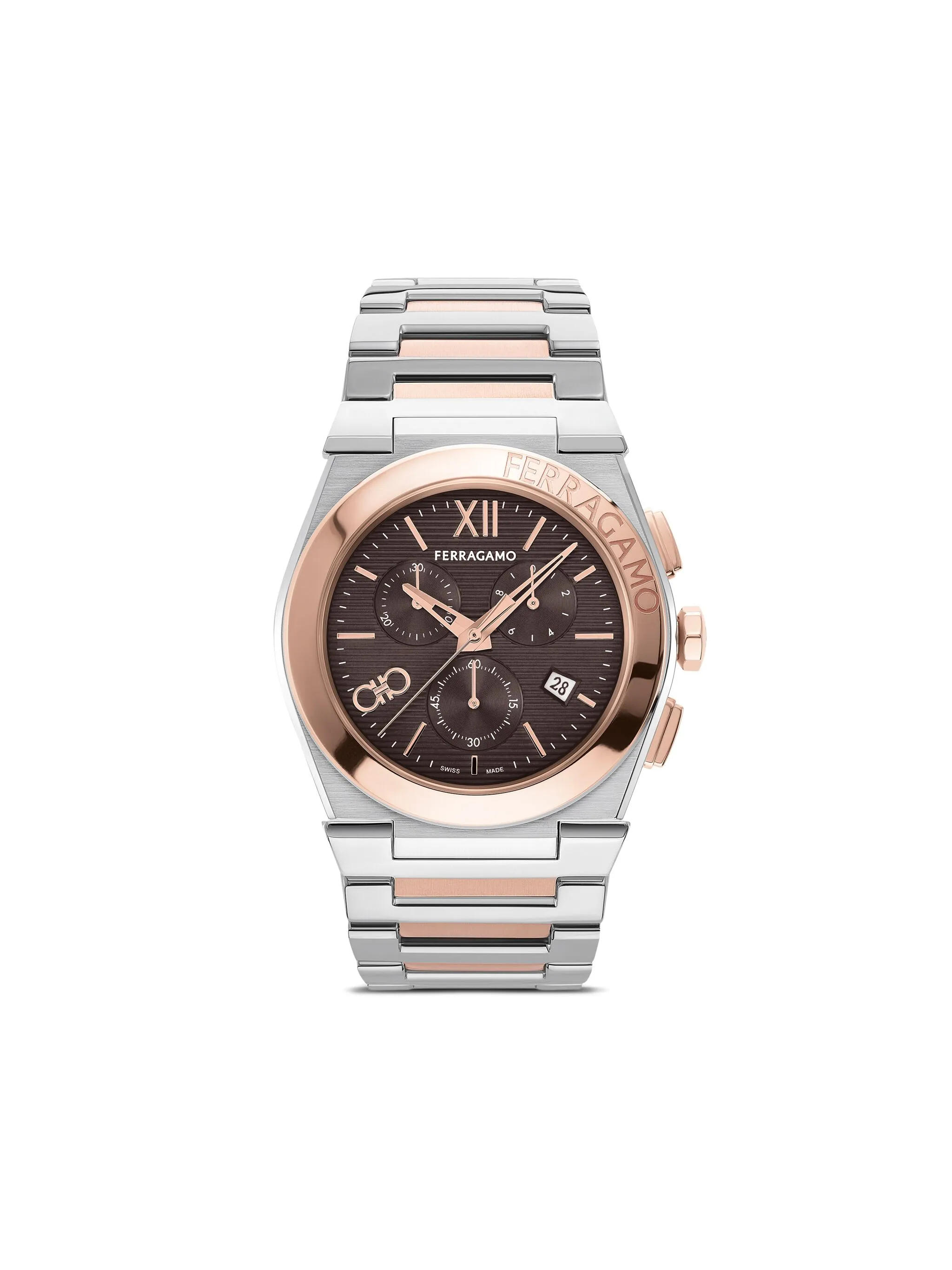 Наручные часы Vega Chronograph 42 мм Ferragamo, коричневый
Наручные часы Vega Chronograph 42 мм Ferragamo, коричневый