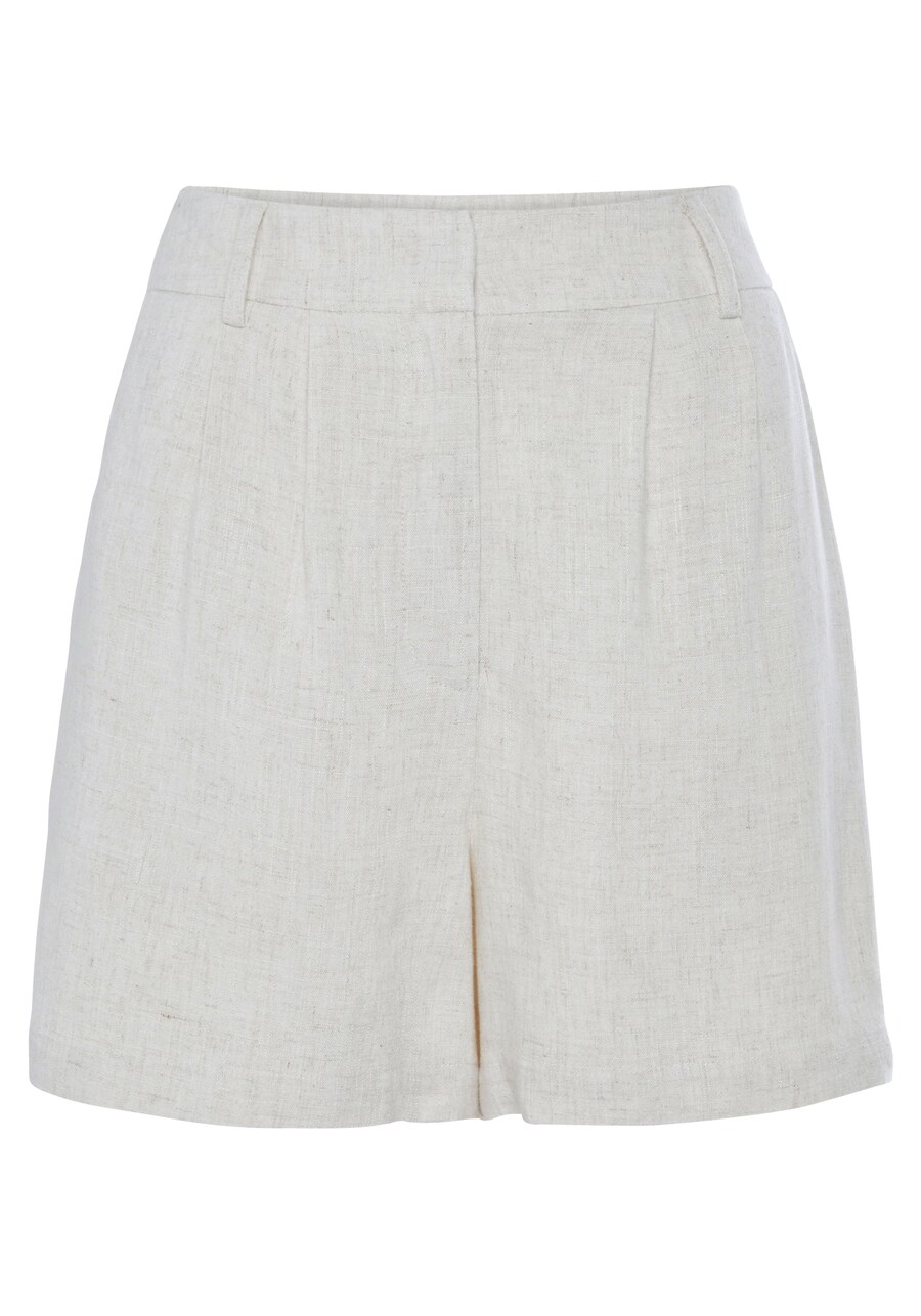 Свободные брюки со складками спереди LASCANA, экрю
Свободные брюки со складками спереди LASCANA, экрю